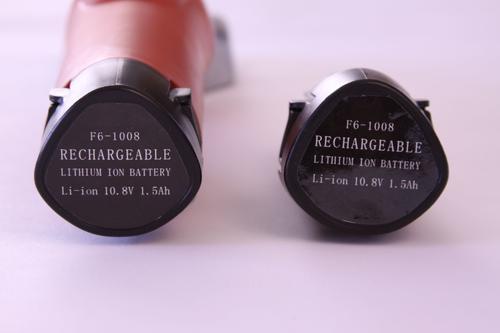 Li-ion batteri 10,8v 1,5Ah. Prisen er for 1 stk. batteri uden maskine.